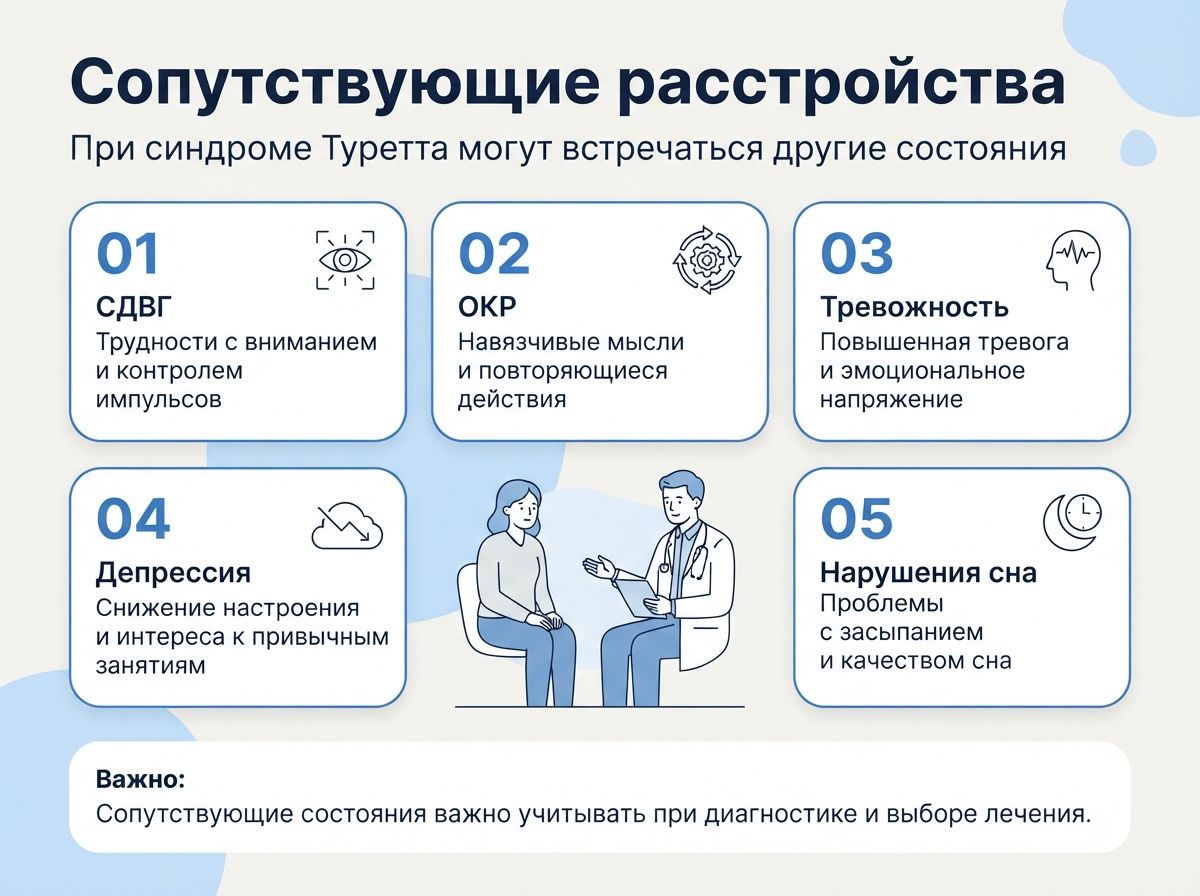 Лечение синдрома Туретта в Рязани инфографика